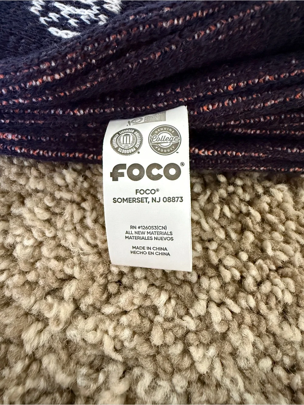 Foco branded navy